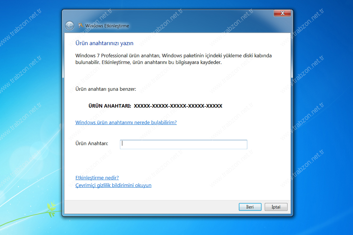 Windows 7/8/8.1/10 Lisans Anahtarı Değiştirme - Etkinleştirme