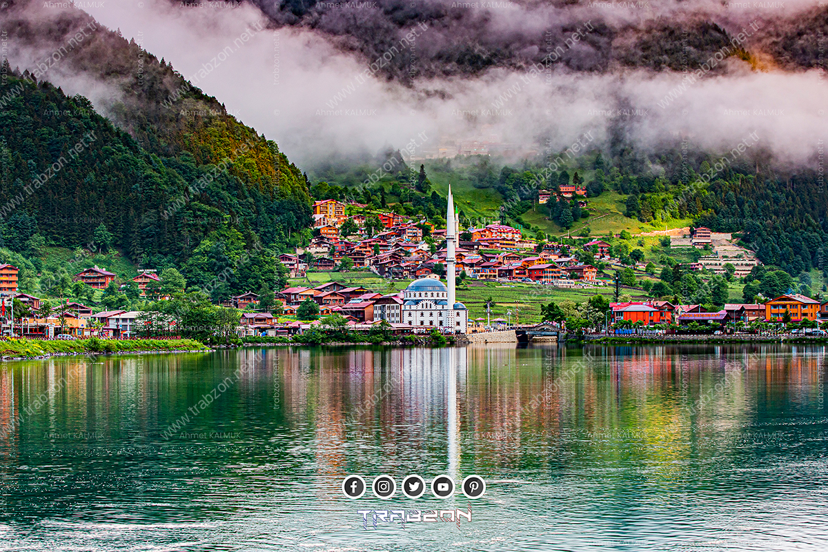 Trabzon Uzungöl Cami ve Şerah Köyü